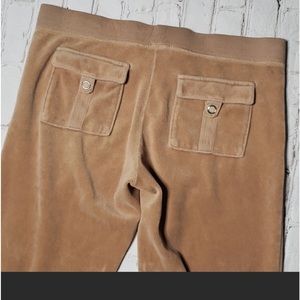 JUICY COUTURE VELOUR PANTS  SIZE: M